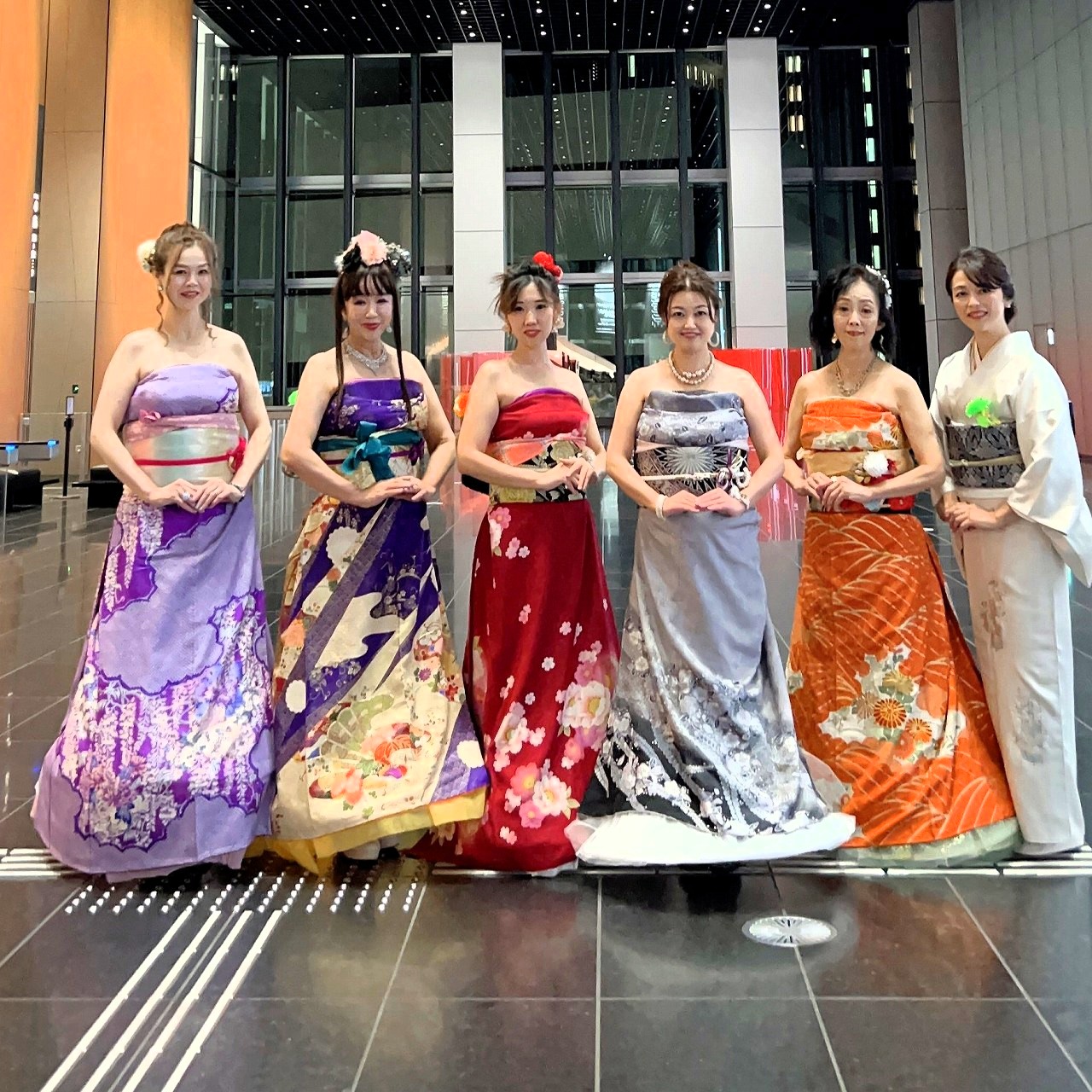 着物ドレス 2156一点物の正絹振袖のドレス【ウエディングドレス 着物ドレス